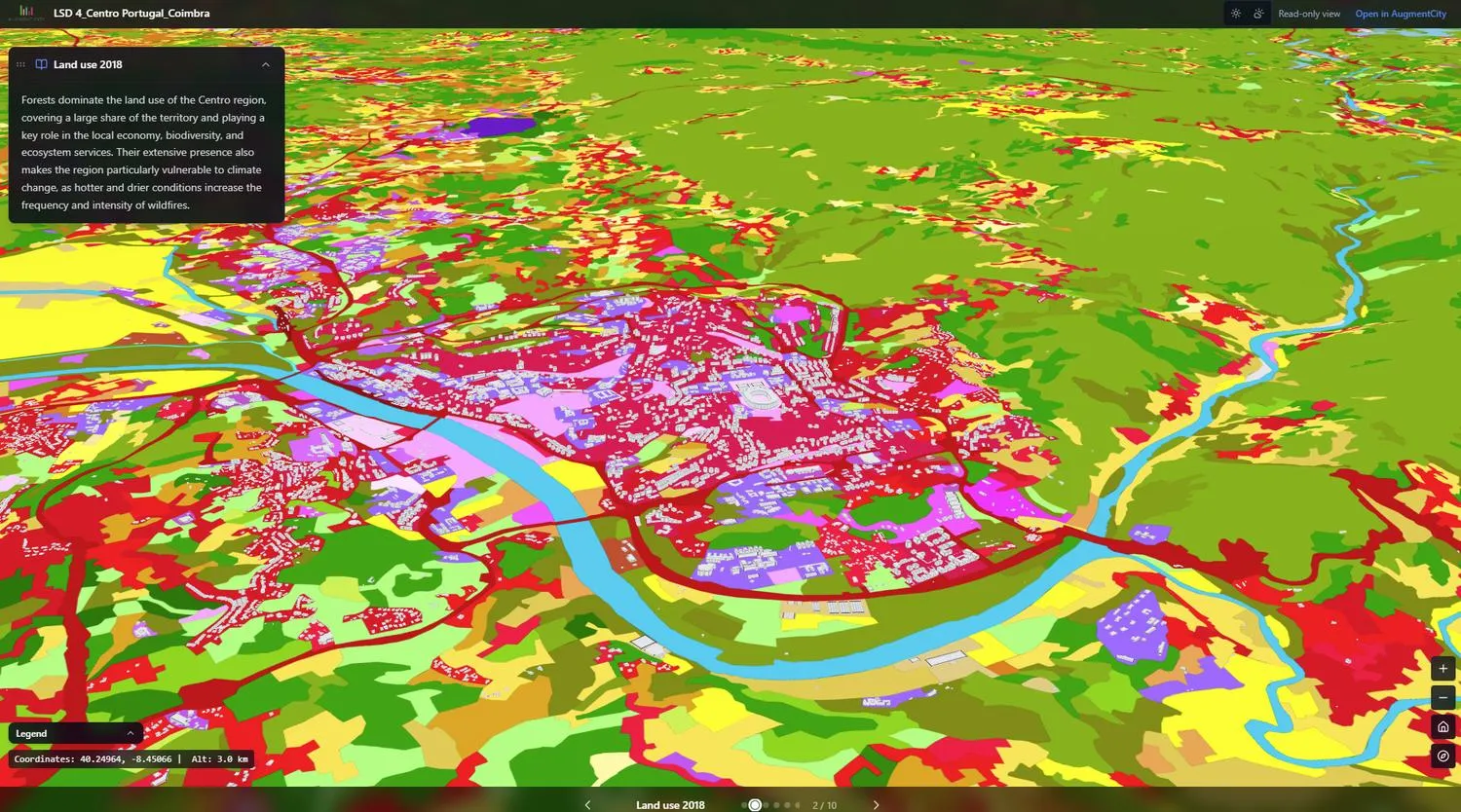 Land use classification in 3D